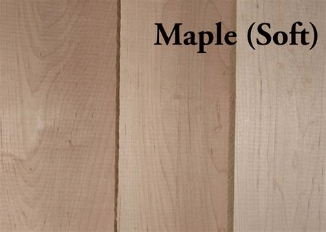 maple vs softwood